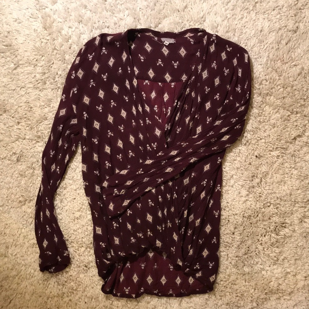 Eggplant Braeve Blouse